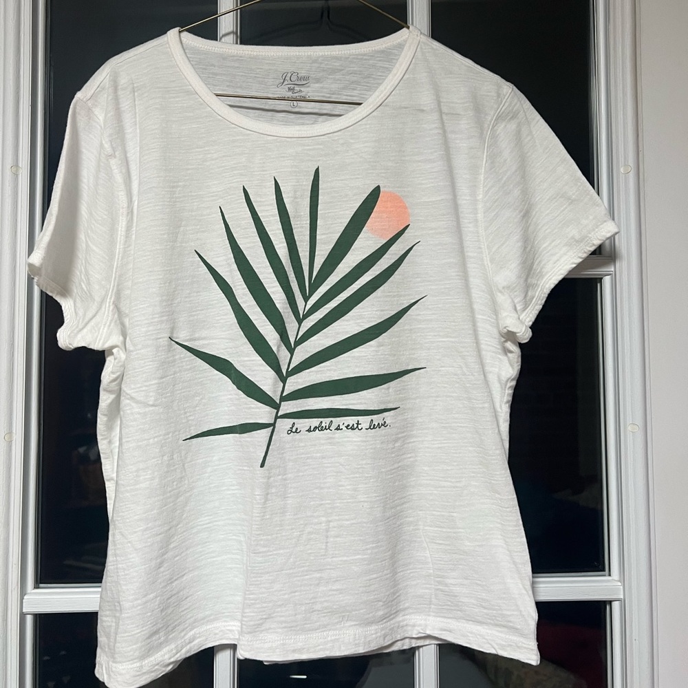 J. Crew Women’s Graphic Tee Size Large